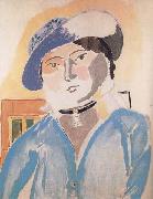 Henri Matisse Marguerite in a Leatheer Hat (mk35) oil